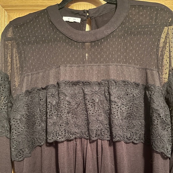 Maurice’s Black multi layer blouse - Picture 3 of 10